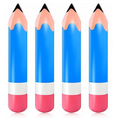 ALEGRE 4 Stk Aufblasbare Bleistift Luftballon Blau,Schulanfang Deko Einschulung Junge Mädchen,Aufblasbares Bleistift Luftballons Geburtstag,Aufblas Buntstift Ballon für Geburtstag,Schulkind Party Deko ALEGRE 4 Stk Aufblasbare Bleistift Luftballon Blau,Schulanfang Deko Einschulung Junge Mädchen,Aufblasbares Bleistift Luftballons Geburtstag,Aufblas Buntstift Ballon für Geburtstag,Schulkind Party Deko von ALEGRE