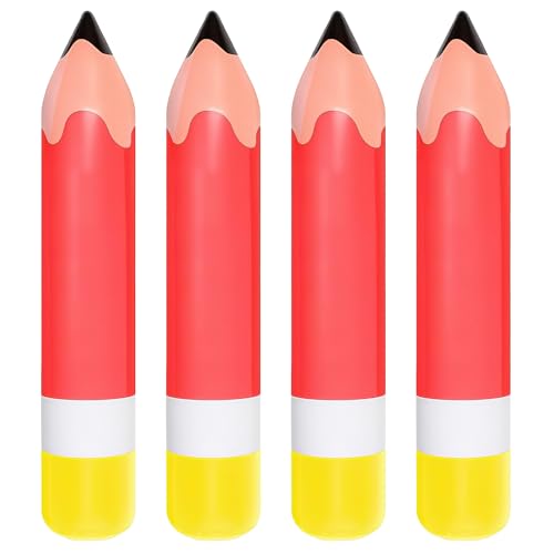 ALEGRE 4 Stk Aufblasbare Bleistift Luftballon Rot,Schulanfang Deko Einschulung Junge Mädchen,Aufblasbares Bleistift Luftballons Geburtstag,Aufblas Buntstift Ballon für Geburtstag,Schulkind Party Deko ALEGRE 4 Stk Aufblasbare Bleistift Luftballon Rot,Schulanfang Deko Einschulung Junge Mädchen,Aufblasbares Bleistift Luftballons Geburtstag,Aufblas Buntstift Ballon für Geburtstag,Schulkind Party Deko von ALEGRE