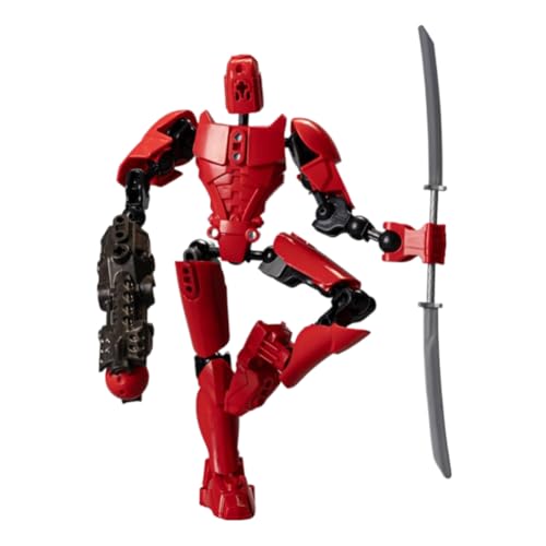 ALINUOYQ Titan 13 Actionfigur, T13 Actionfigur 3D-Gedruckter Roboter Mehrgelenkige bewegliche Actionfigur, Desktop-Dekorationen Actionfiguren Spielzeug Geschenke Spielgeschenke von ALINUOYQ