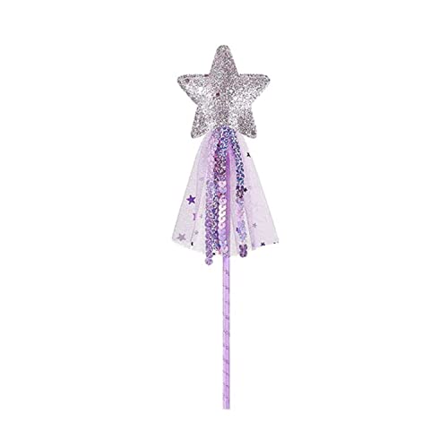 ALLY-MAGIC Feen-Zauberstab, Glitzer Stern Zauberstab Weihnachten Prinzessin Zauberstab Kostüm Requisiten Engel Fee Zauberstäbe Sticks für Weihnachten Kostüm Prop Geburtstag Hochzeit Party Versorgung von ALLY-MAGIC