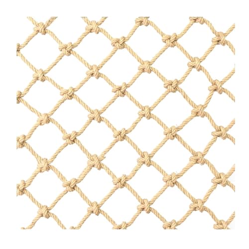 Kinder Sicherheitsnetz, Hanfseilnetz, Kletternetz, Balkontreppennetz, Fotowanddekoration Trennwand Deckennetz, Hindernisschutz Gartenzaunnetz, 1x1m (Size : 1 * 1m(3.28*3.28ft)) ( Color : 6X6cm , Size von ALTMSTE