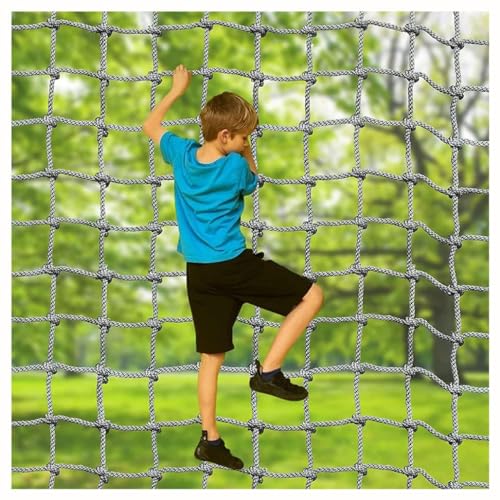 Kletternetz Für Kinder Und Erwachsene, Krabbelnetz Fallen Schutz Netz Für Outdoor Sport Innendekoration,Sicherheitsnetz Dia(6mm/8mm-1X1m/3.3X3.3ft) (Color : 6mm-10cm, Size : 1X1m/3.3X3.3ft) von ALTMSTE