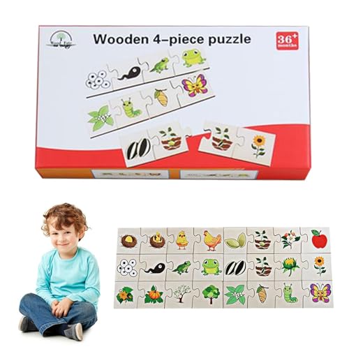 ALWIDA Puzzle Kleinkind - Passendes Puzzle-Spielzeug - STEM kognitive Lernspielzeuge, Feinmotorik, Puzzles Früheres Lernspielzeug für Jungen Mädchen von ALWIDA