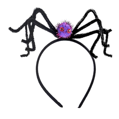 Spinne Cosplay Stirnband - Halloween Cosplay Spinnen Stirnband | Kreative Spinne Stirnband Kopfschmuck | Gruselige Gruselaufführungen Spoofing Stirnband | Halloween Spinnen Stirnband für Kostüm und von ALWIDA