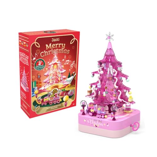 ALiquid Weihnachten Klemmbausteine Set, Spieluhr Weihnachtsbaum Bausatz, Bausteine Set Kompatibel mit Lego (JK1319) von ALiquid