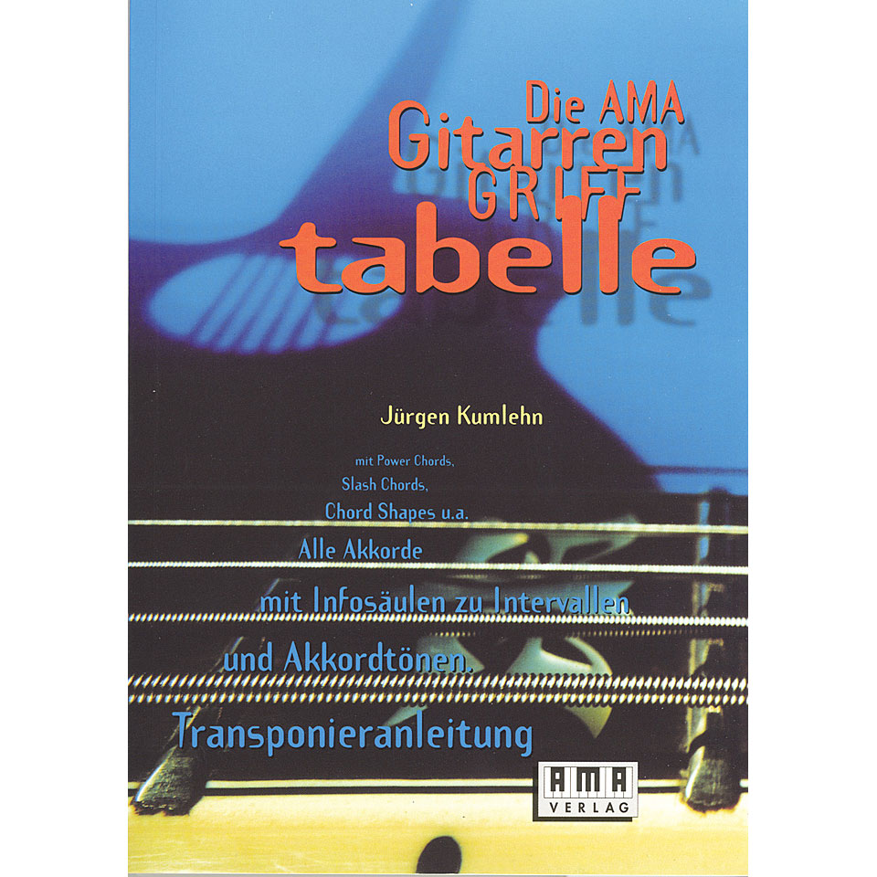 AMA Die AMA Gitarrengrifftabelle Lehrbuch von AMA