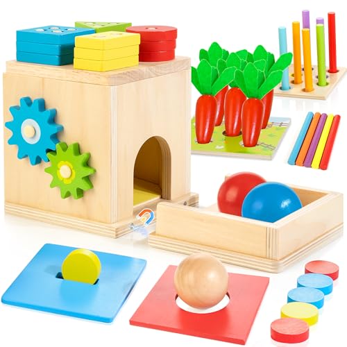 AMAWOOD Montessori Spielzeug Set für Kinder ab 12 Monaten 8-in-1-Aktivitätswürfel aus Holz Sortier- und Stapelspielzeug sensorisches Lernspielzeug Festivalgeschenk für Jungen Mädchen ab 1 2 3 Jahr AMAWOOD Montessori Spielzeug Set für Kinder ab 12 Monaten 8-in-1-Aktivitätswürfel aus Holz Sortier- und Stapelspielzeug sensorisches Lernspielzeug Festivalgeschenk für Jungen Mädchen ab 1 2 3 Jahr von AMAWOOD
