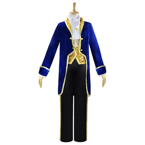 AMAZOC Beautys And Beasts Princes Adams Cosplay Outfits, Anime Cosplay Costumes Roleplay Halloween Clubwear for Party von AMAZOC