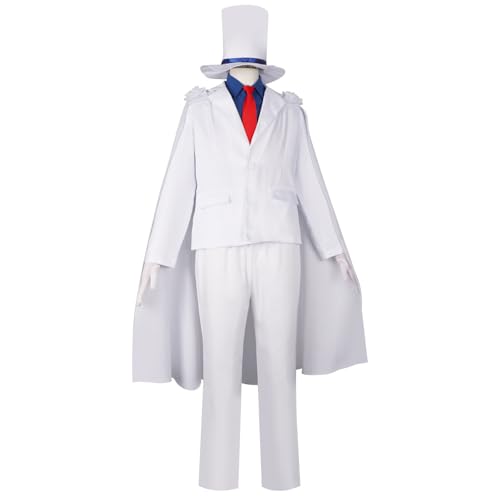 AMAZOC Detectives Conans Kaitous Kiddos Cosplay-Outfits, Anime-Cosplay-Kostüme, Rollenspiel, Halloween, Clubwear für Party von AMAZOC