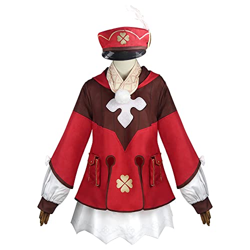 AMAZOC Genshins Impacts Klees Cosplay Outfits, Anime Cosplay Kostüme Rollenspiel Halloween Clubwear für Party von AMAZOC