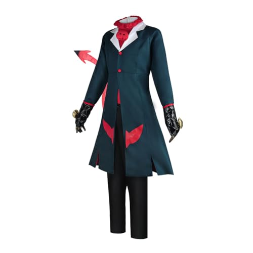 AMAZOC Hazbins Hotels Alastors Cosplay-Outfits, Anime-Cosplay-Kostüme, Rollenspiel, Halloween, Clubwear für Party von AMAZOC