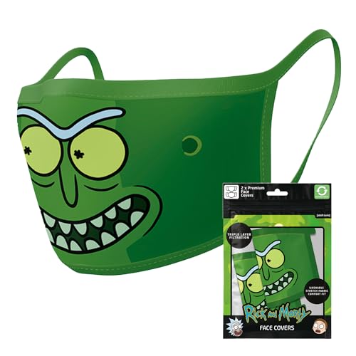 Pyramid International Face Masks - Rick & Morty (Pickle Rick) (2) von Pyramid International