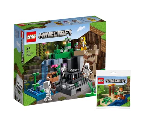 Ameet Verlag Minecraft Set: Das Skelettverlies 21189 + Schildkrotenstrand 30432 (Polybag) von AMEET Verlag