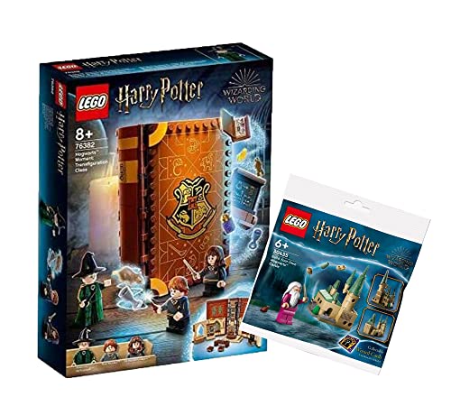 Lego Harry Potter Set: Hogwarts Moment: Verwandlungsunterricht, Spielzeugkoffer (76382) + Hogwarts Schloss (30435) von AMEET Verlag