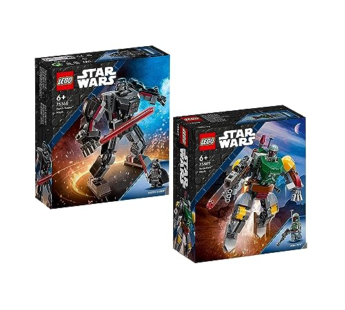 Lego Set: Lego 75368 Star Wars Darth Vader Mech + Lego 75369 Star Wars Boba Fett Mech, für Kinder ab 6 Jahren Lego Set: Lego 75368 Star Wars Darth Vader Mech + Lego 75369 Star Wars Boba Fett Mech, für Kinder ab 6 Jahren von AMEET Verlag