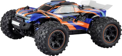 Amewi Hyper GO Basic Blau, Orange Brushed 1:16 RC Modellauto Elektro Truggy Allradantrieb (4WD) RtR von AMEWI