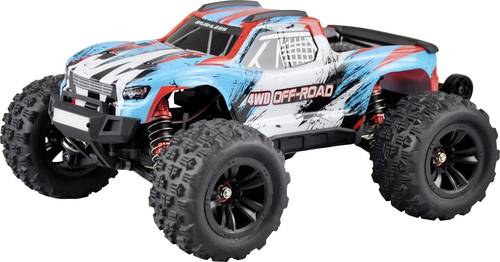 Amewi Hyper GO Pro Blau, Weiß Brushless 1:16 RC Modellauto Elektro Monstertruck Allradantrieb (4WD) von AMEWI