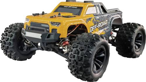 Amewi MEW4 Orange Brushless 1:16 RC Modellauto Elektro Monstertruck Allradantrieb (4WD) RtR 2,4GHz von AMEWI