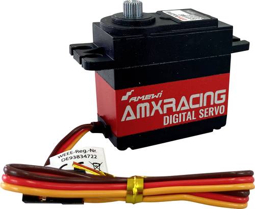 Amewi Standard-Servo AMXRacing 6208MG Digital Digital-Servo Getriebe-Material: Metall von AMEWI