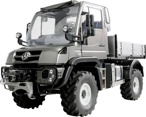 Amewi 22683 Mercedes-Benz Unimog, anthrazit 1:10 Elektro RC Modell-LKW RtR von AMEWI