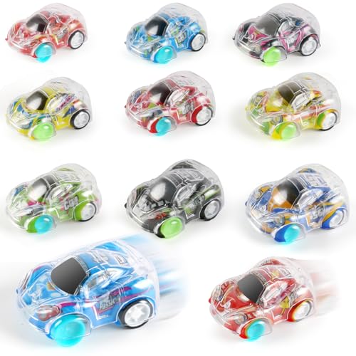 AMFUN 28 Stück Autos Spielzeug, Mini Cars Auto Aufziehauto, Auto Zurückziehen für Kinder, Auto Spielzeug Zurückziehen für Jungen Mädchen Geschenk Zum Kindertag von AMFUN