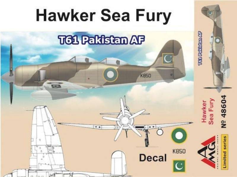 Hawker Sea Fury T61 Pakistan AF von AMG