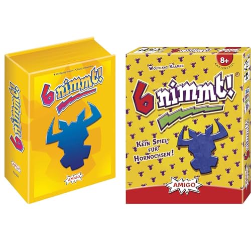 AMIGO 02401 6 nimmt 30 Jahre-Edition & 4910-6 nimmt!, Kartenspiel von AMIGO