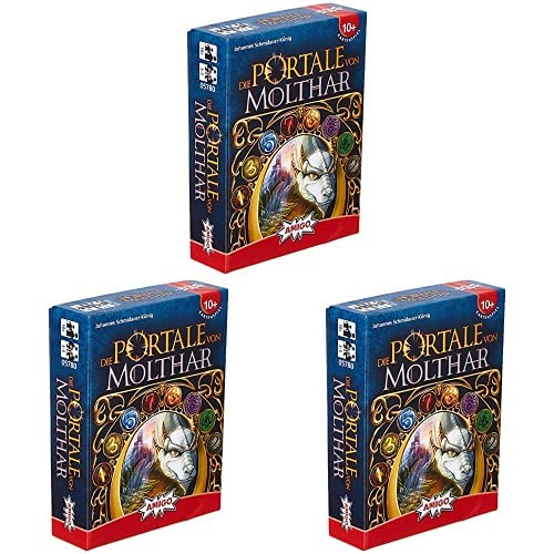 AMIGO 05780 - Die Portale von Molthar, Kartenspiel, 3er Pack von AMIGO