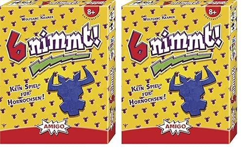 AMIGO 4910-6 nimmt!, Kartenspiel (Packung mit 2) von AMIGO