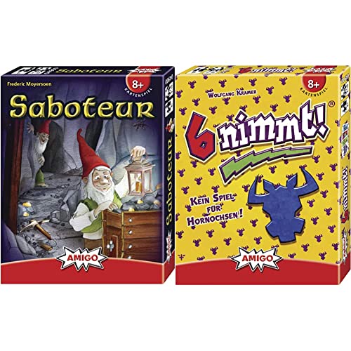 AMIGO Spiele 4900 - Saboteur 4910-6 nimmt!, Kartenspiel von AMIGO