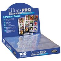 ULTRA PRO 81443 9-Pocket Silver Series Pages von AMIGO