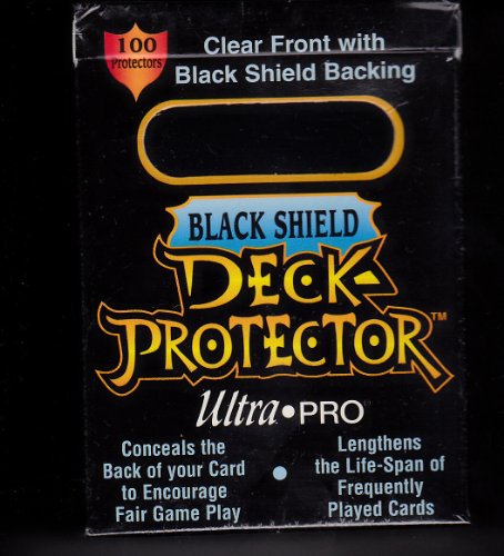 Ultra Pro 6218 - Deck Protector, Black Shield von AMIGO