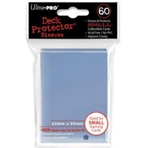 Ultra Pro Deck Protector - 60 Small Size Sleeves - Klar - Clear - Kartenhüllen von AMIGO