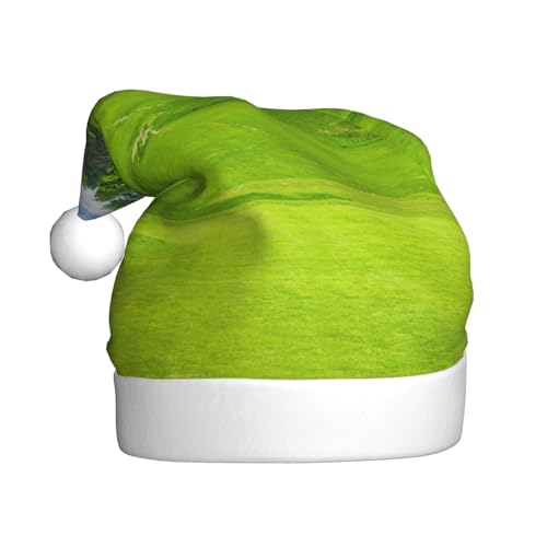 AMINNU Vancouver Golfplatz Weihnachtsmann Hüte Erwachsene Weihnachtsmützen Unisex Plüsch Weihnachtsmützen Neujahr Festlich Party Supplies von AMINNU