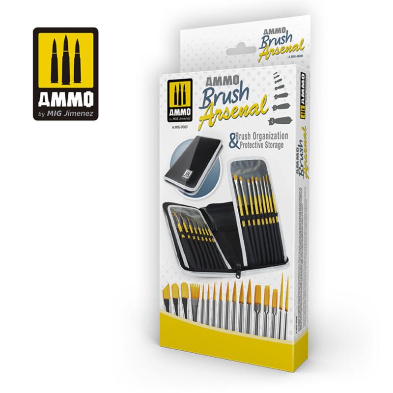 AMMO Brush ArsenalÂ - Brush Organization & Protective Storage von AMMO by MIG Jimenez