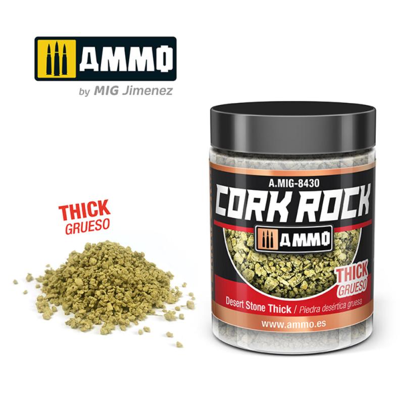 CREATE CORK Desert Stone Thick (Jar 100mL) von AMMO by MIG Jimenez