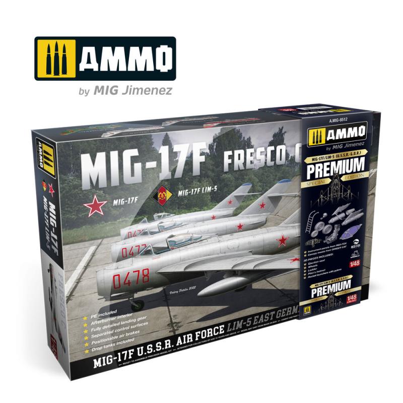 MIG-17F / Lim-5, U.S.S.R. - G.D.R. Premium Edition von AMMO by MIG Jimenez