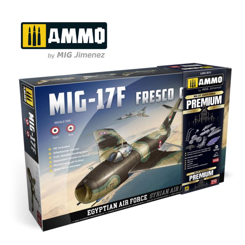 MIG-17F Egypt - Syria - Premium Edition von AMMO by MIG Jimenez