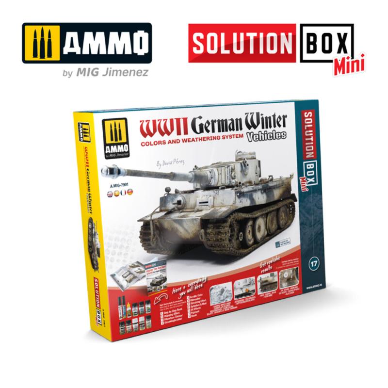 SOLUTION BOX MINI 17 - WWII German Winter Vehicles von AMMO by MIG Jimenez