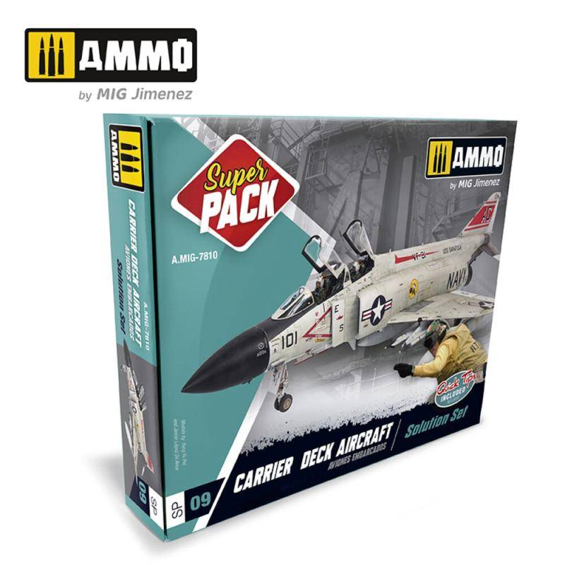 SUPER PACK Carrier Deck Aircraft Solution Set von AMMO by MIG Jimenez