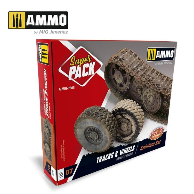 SUPER PACK Tracks & Wheels von AMMO by MIG Jimenez