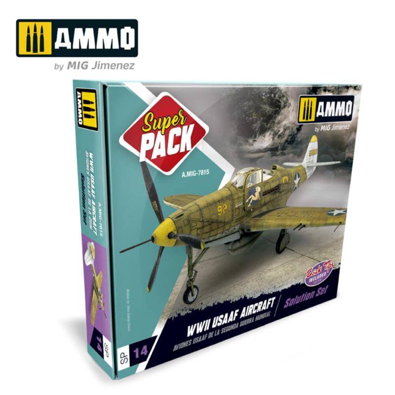 SUPER PACK WWII USAAF Aircraft von AMMO by MIG Jimenez