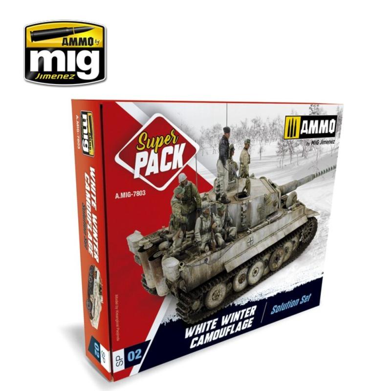 SUPER PACK White Winter Camouflage von AMMO by MIG Jimenez