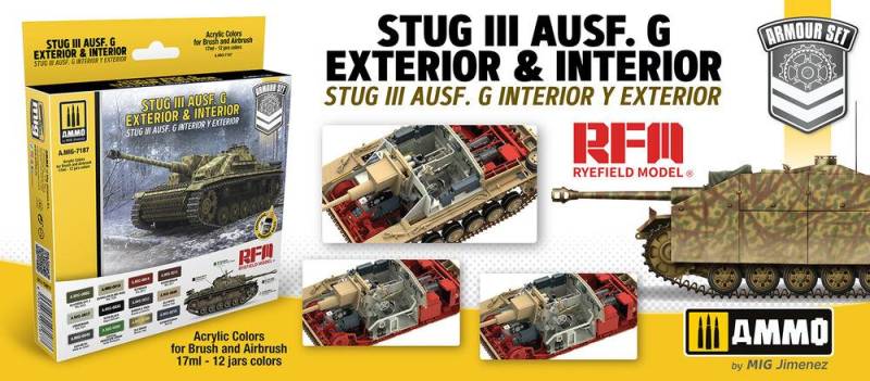 StuG III Ausf. G Exterior & Interior Set von AMMO by MIG Jimenez