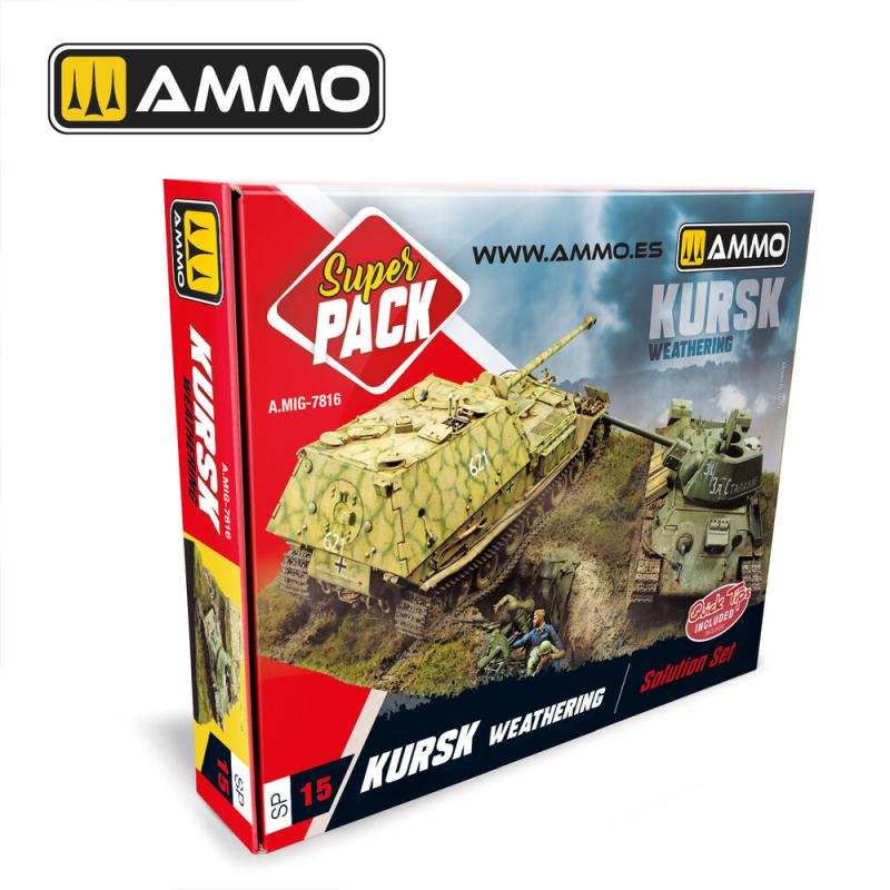 Super Pack - Kursk Weathering Set von AMMO by MIG Jimenez