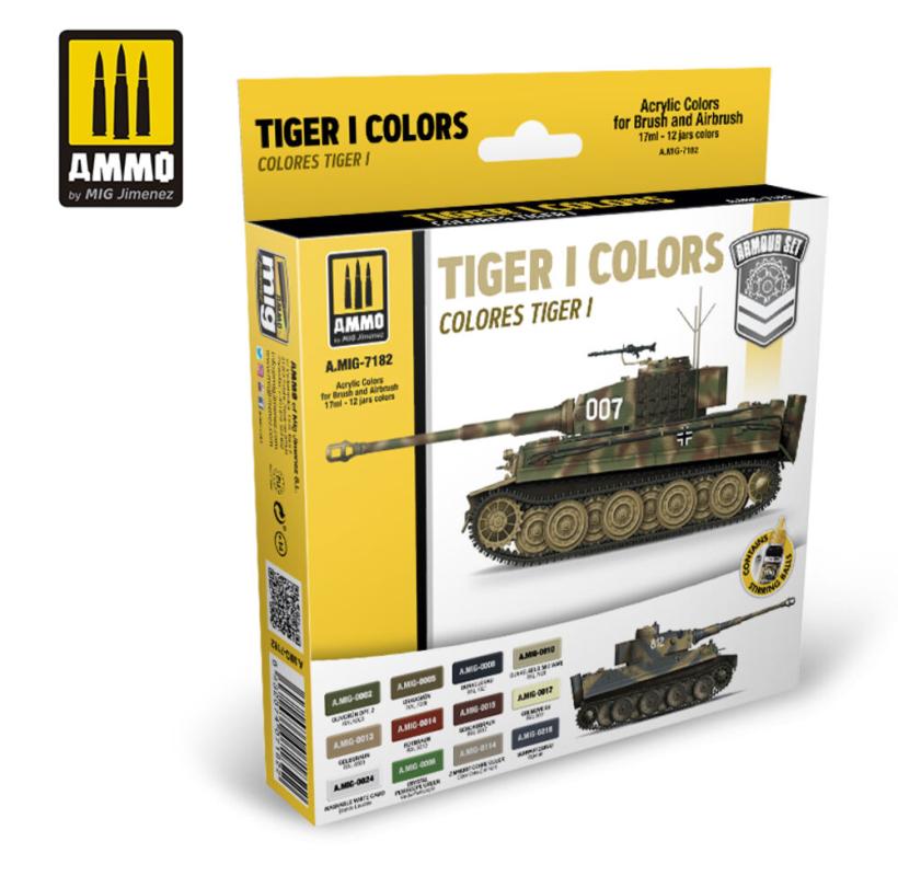 Tiger I Colors Set von AMMO by MIG Jimenez