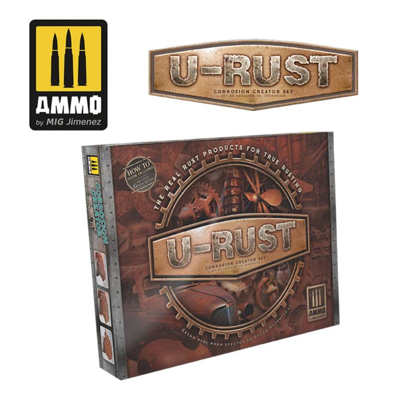 U-RUST Corrosion Creator Set von AMMO by MIG Jimenez