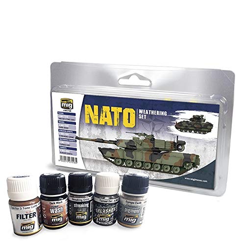 AMMO A.MIG-7446 NATO Verwitterungsset, Mehrfarbig von AMMO