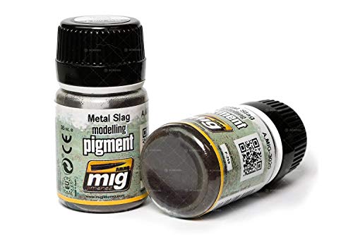 AMMO MIG-3020 Pigmente (35 ml), Metallschlag, Mehrfarbig von Mig Jimenez