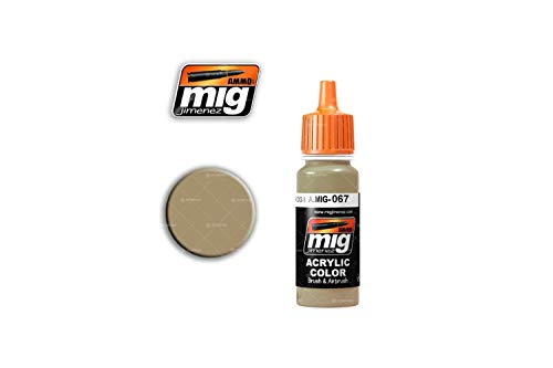 Munition mig-0067 Light Sand Grau Acryl Farben (17 ml), Mehrfarbig von Mig Jimenez